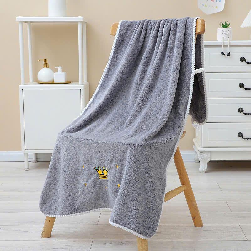 [Zâu] Combo 2 khăn Tắm + Mặt thấm hút nước (140x70cm + 35x75cm) 2