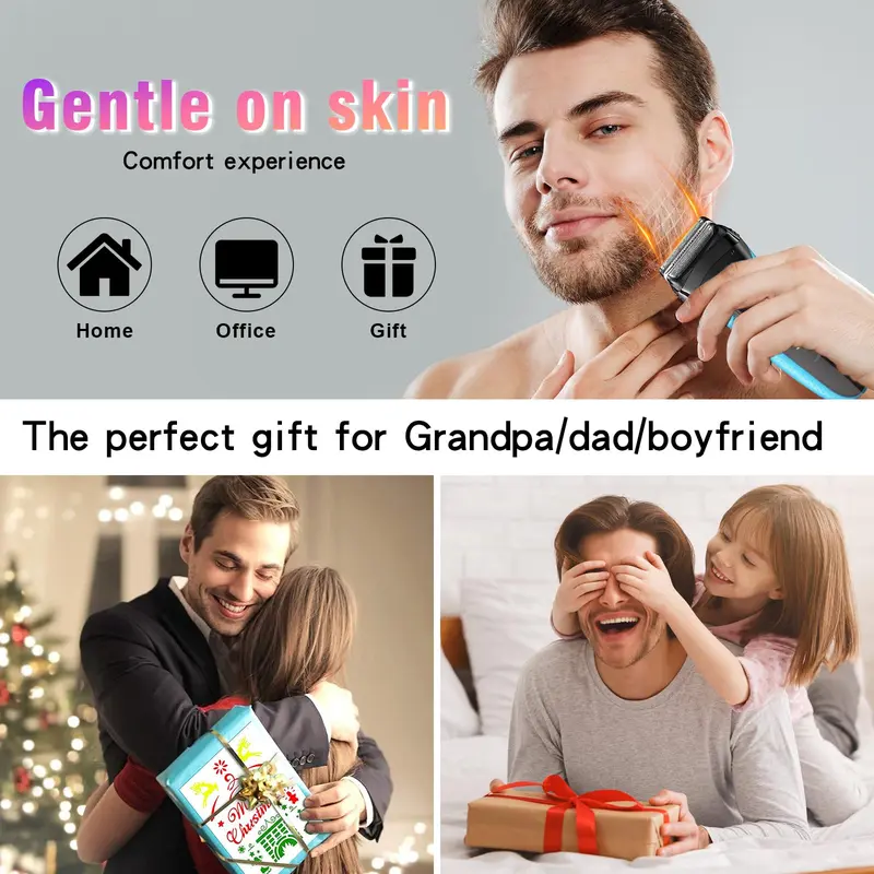 Professional Shaver Replacement Head, Flexible 3-blades Shaver Replacement Heads, Personal Care Accessories for Gifts 4