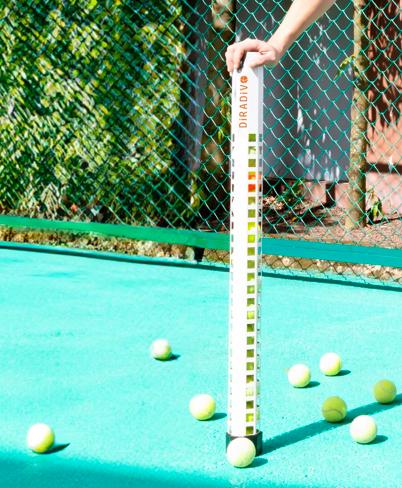 Ống gom bóng Tennis DIRADIVO Thép sơn tĩnh điện 5