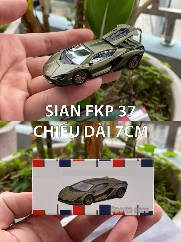 [Vui lòng xem kỹ ảnh] Mô hình xe hợp kim kích thước nhỏ 1/64 dài 7cm từ BBu.ra.go các dòng siêu xe thể thao 6