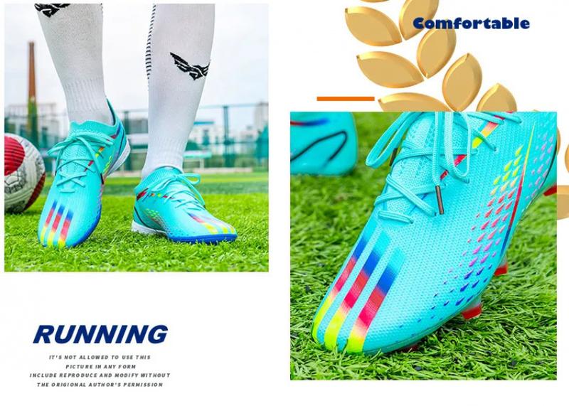 Product Introduction of Soccer shoes for men fashion sneakers football shoes century Cup same new Messi long spike broken nail professional football shoes sport running shoes big size 35-45 31