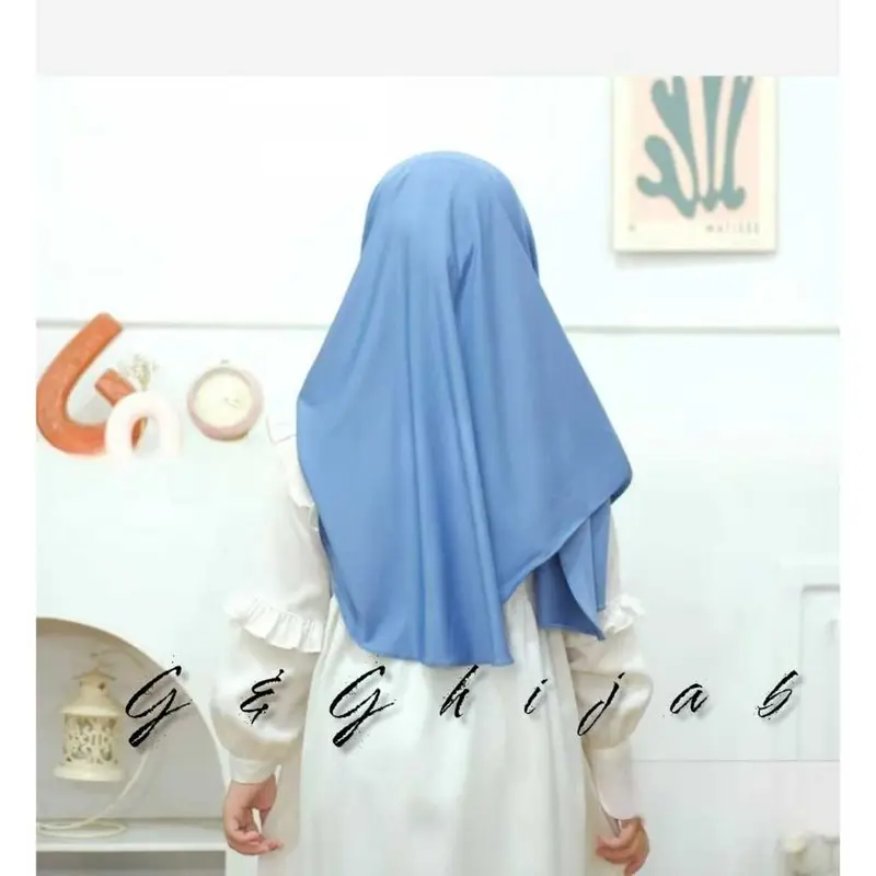 Pashimina Anak Instan Inner Leher | Pastan Inner Menutup Leher Anak Jersey Premium 6 Samapai 13 Tahun 4