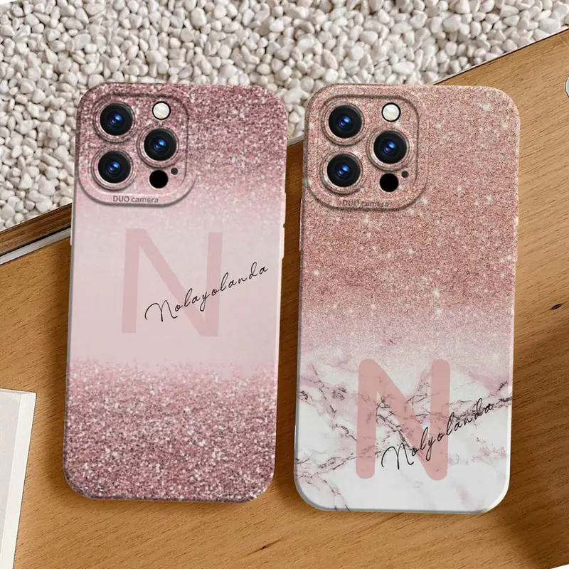 CASE HP BISA REQUEST NAMA COCOK UNTUK HP OPPO SAMSUNG XIOMI REALME INFINIX IPHONE VIVO POCO SOFTCASE MACARON ADA PELINDUNG CAMERA NC-02 0