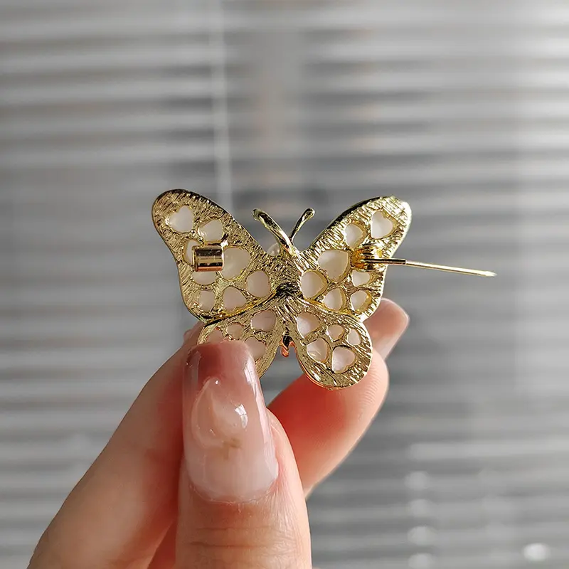 Trâm Cài Hình Bướm, Thiết Kế Fritillary, Dành Cho Nữ, Cao Cấp Và Độc Đáo, Ghim Cài Ngọc Trai, Phụ Kiện Quần Áo, 2024 Women 1