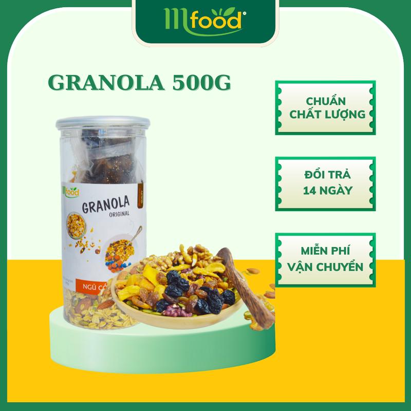 Ngũ Cốc Ăn Liền Granola Vị Truyền Thống - TH MFOOD - Hũ 500g Hạt Ngũ Cốc Bag Bag