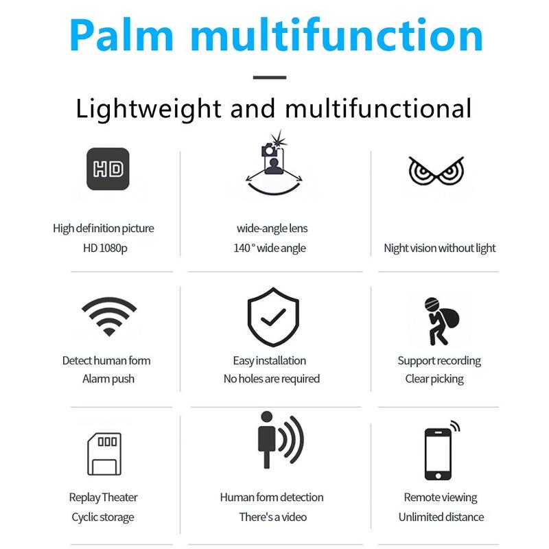 Product Introduction of Camera mini, Độ phân giải 1080P, Giám sát WIFI, An ninhMáy quay phim, Thích hợp cho màn hình Em Bé 5