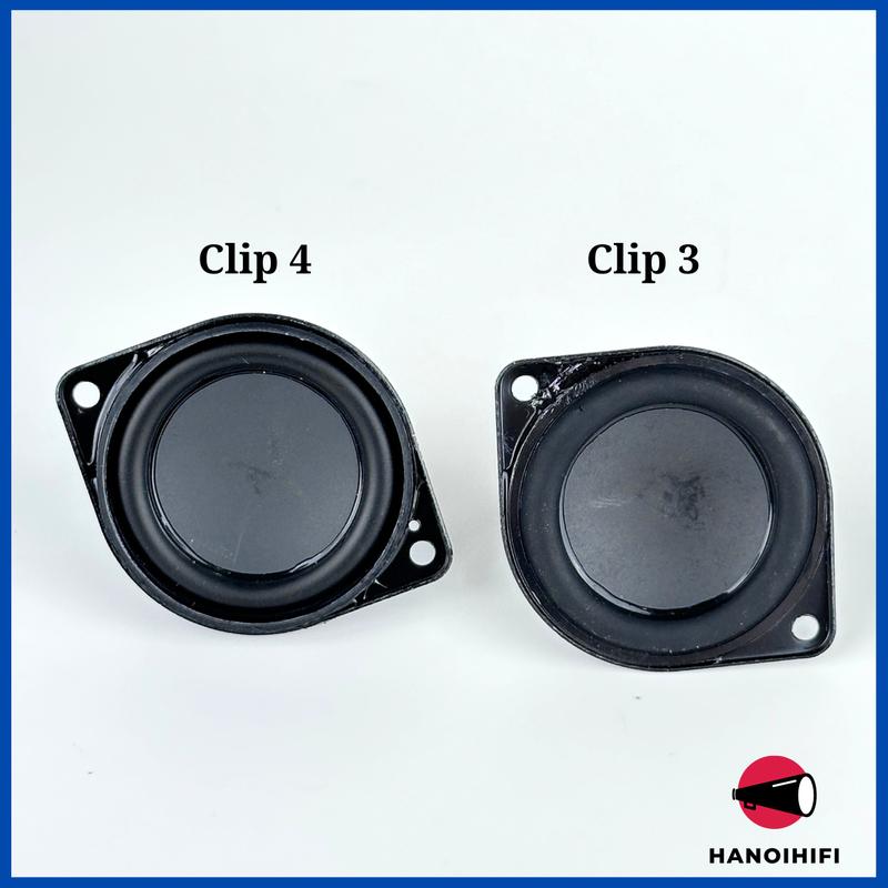 Củ loa CLIP 3, CLIP 4 5W 4ohm 1.5 inch, loa toàn dải bass mạnh âm trong trẻo