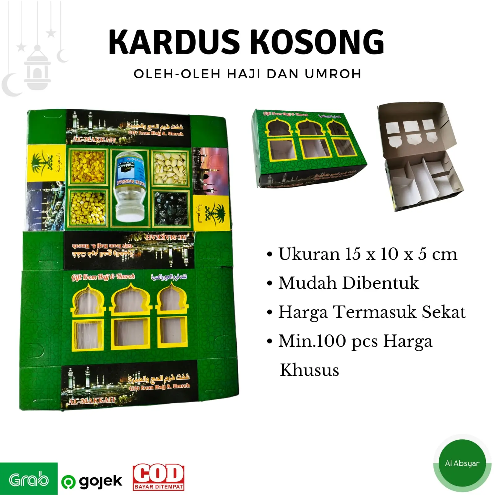 Kardus Kosong Oleh Oleh Haji Umroh Dus Hampers Haji Dus Gift Haji Timur Tengah