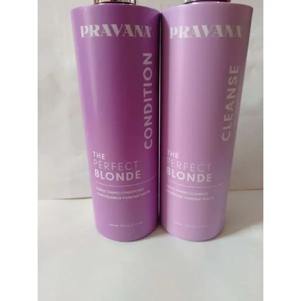 Pravana The Perfect Blonde Shampoo & Conditoner (Purple Shampoo / Silver Shampoo) Share in Jar 0