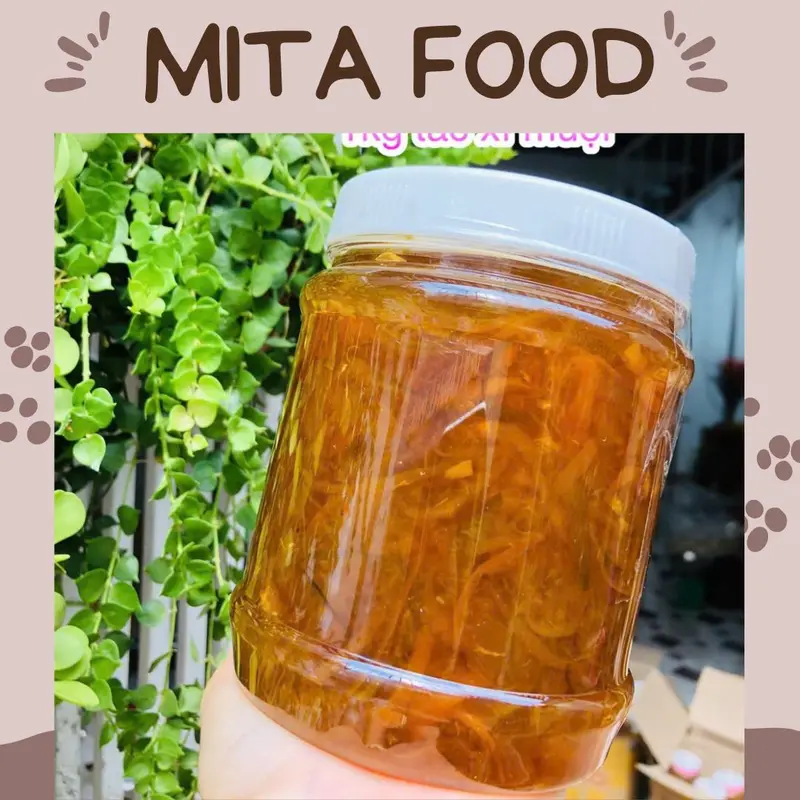 Hủ 500g Tắc xí muội đường phèn chua ngọt, thơm ngon nhiều tắc, nguyên chất đậm đặc, thông cổ mát họng, pha nước uống giải khát, pha trà tắc trà 6