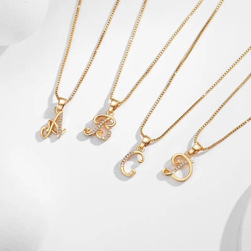 Y877 Kalung Wanita Huruf Fashion Kalung 0riginal jewellery 0