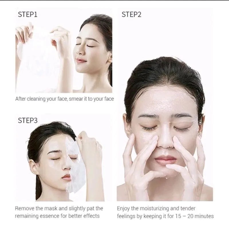 Veze Sheet Mask Korea Masker Wajah Blueberry Aloe Vera Pomegranate Honey Cucumber Olive Hitam Kering Memutihkan Mencerahkan 4