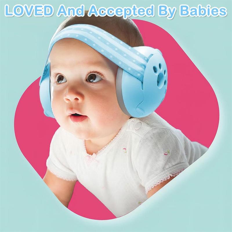 Product Introduction of Baby Ear Protectors, Noise Cancelling Headphones, Adjustable 2-In-1 Earmuffs For Babies And Newborns With Elastic Band For Noise Reduction, Prevent Hearing Damage And Improve Sleep For Babies 0-3 Years Old 12