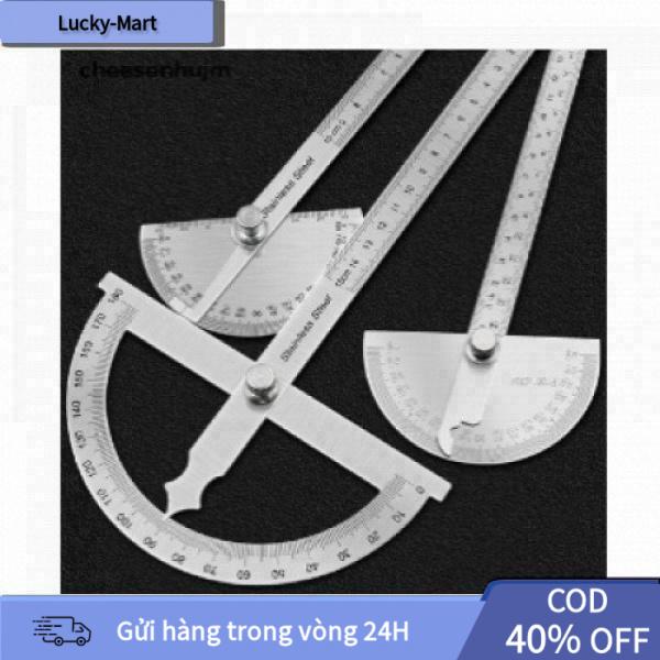 Dụng Cụ Đo Góc 180 Độ Thép Không Gỉ Chống Gỉ Sét Dành Cho Nghề Mộc Cơ Khí