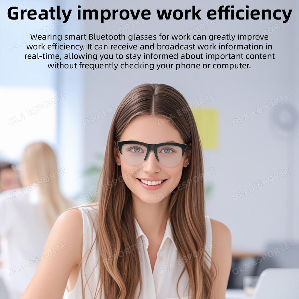 2025 Photosensitive Color Change Smart Glasses Bluetooth Voice Calls Control Music UV Polarized Sunglasses Headphone Glasses Man - Image 5