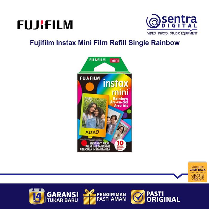 Gambar Fujifilm Instax Mini Film Refill Single Rainbow dari Sentra Digital Kota Surabaya Tokopedia