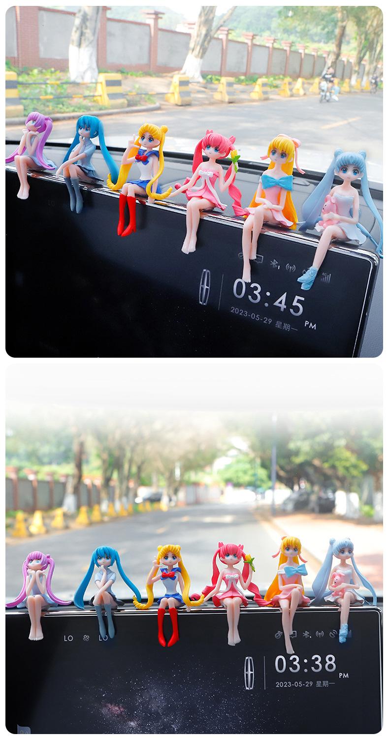 Product Introduction of Internet Celebrity Car Car Decoration Beautiful Girl Creative Interior Decorations Decoration Cute Girl Heart Domestic Ornaments 10