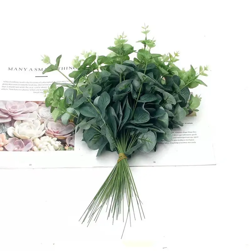[COD] Zeita - 1pc - DAUN DOLLAR BUNGA PLASTIK PALSU MURAH ARTIFICIAL DEKORASI HIAS 6