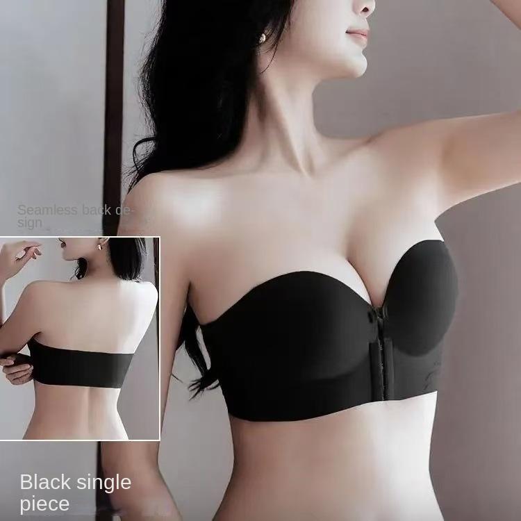 Product Introduction of Áo Ngực Gợi Cảm, LSJ, Không Dây Khóa Trước, Chống Trượt, Ngực Nhỏ Chun, Thoải Mái, Áo Ngực Dép nữ quai Kính gắn nón 5