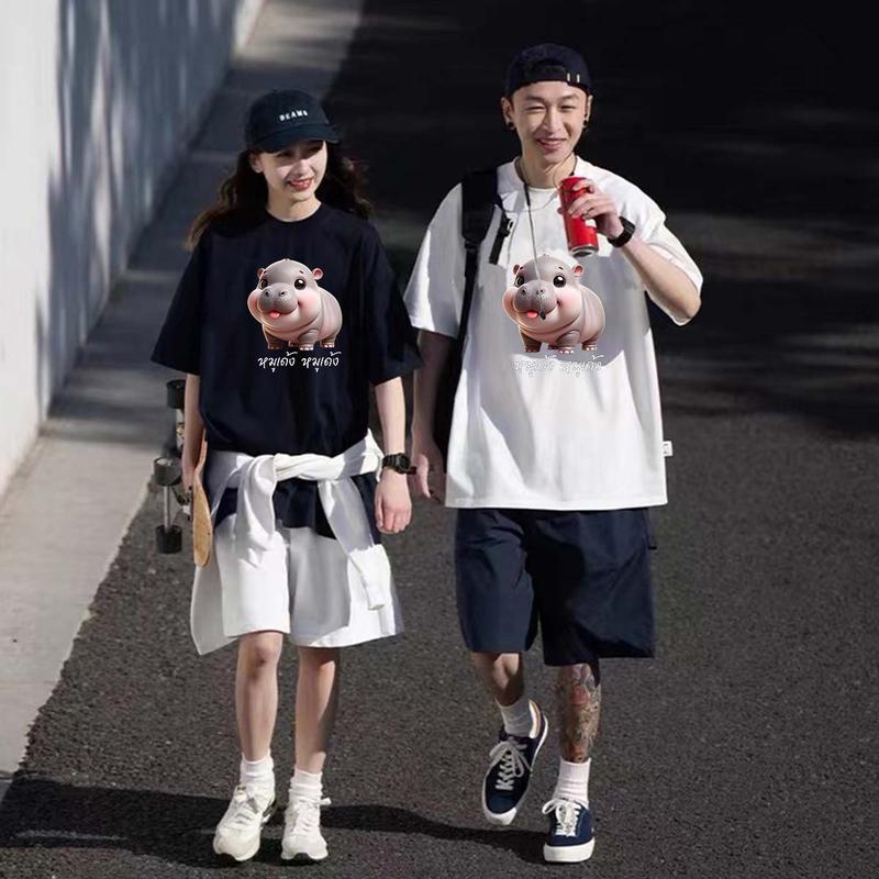 Product Introduction of TMI FASHION เสื้อยืดมาใหม่ ผ้าCOTTON ใส่ได้หญิงและชาย จัดส่งในไทย BK-1182 10