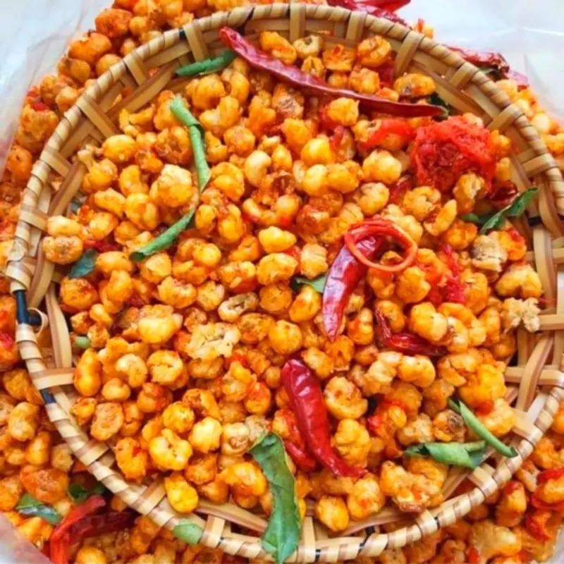 500G NGÔ NẾP SẤY BÒ LÁ CHANH SIÊU NGON 0