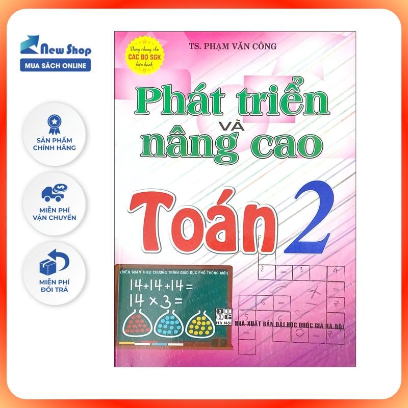 Sách - Phát Triển Và Nâng Cao Toán 2 (Theo Chương Trình Giáo Dục Phổ Thông Mới) - HA - Newshop