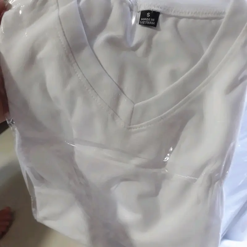 Áo Thun Cổ Tim Nam và nữ Dày Đẹp Màu ( trắng, xám, đen) Top  Menswear Cổ TIM Cotton Cổ Tròn 7
