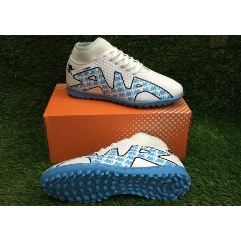 Giày đá bóng cao cổ , giày đá banh sân cỏ nhân tạo Superfly 9   khâu đế toàn bộ   tặng kèm tất. 6