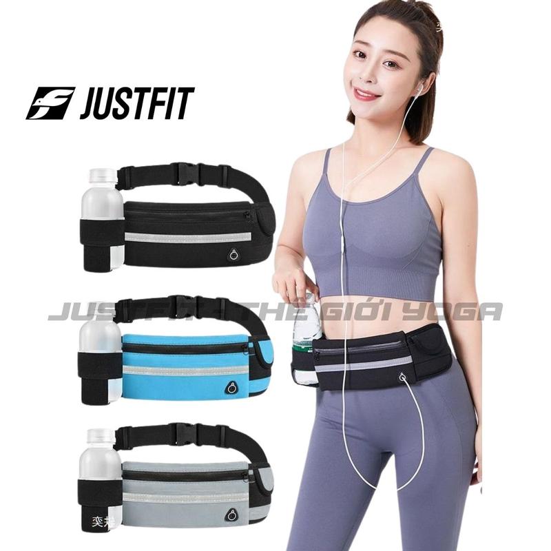 Túi Chạy Bộ, Túi Đeo Hông, Đeo Bụng Hỗ Trợ Chạy Bộ, chống thấm nước, phản quang, 3 ngăn đựng điện thoại tiện lợi JUSTFIT Túi Thể Thao Bag Sport Đeo Chéo Balo