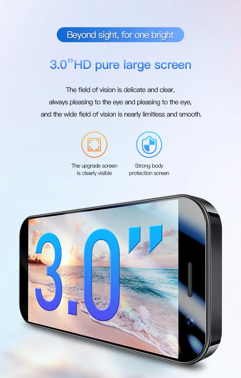 Product Introduction of Soyes xs17 3.0 "mini smart phone android9.0 Face ID 2GB RAM 16GB ROM dual SIM standby GPS 1950mAh 3g small phone mobile smartphone cellphone 23