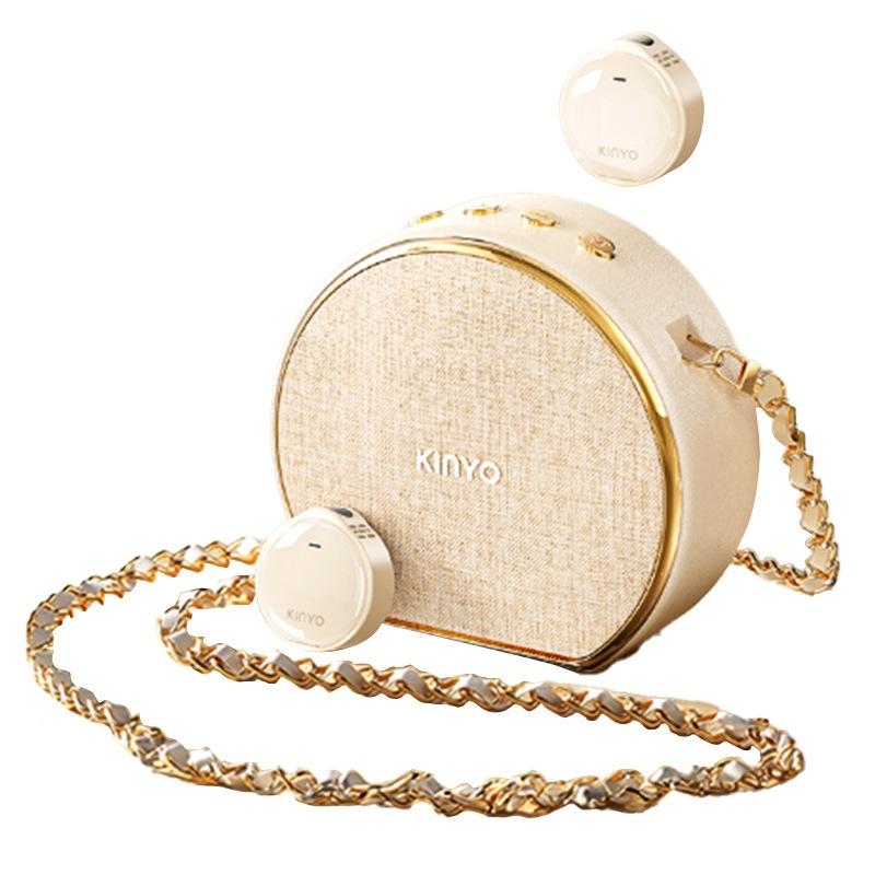 Micro Trợ Giảng Không Dây KINYO M20 - 2 Mic Kèm Loa Khuếch Đại Âm Thanh - Phù Hợp Giáo Viên Hướng Dẫn Viên