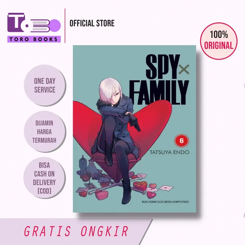 Komik Spy x Family by ENDOU TATSUYA ready banyak seri 5