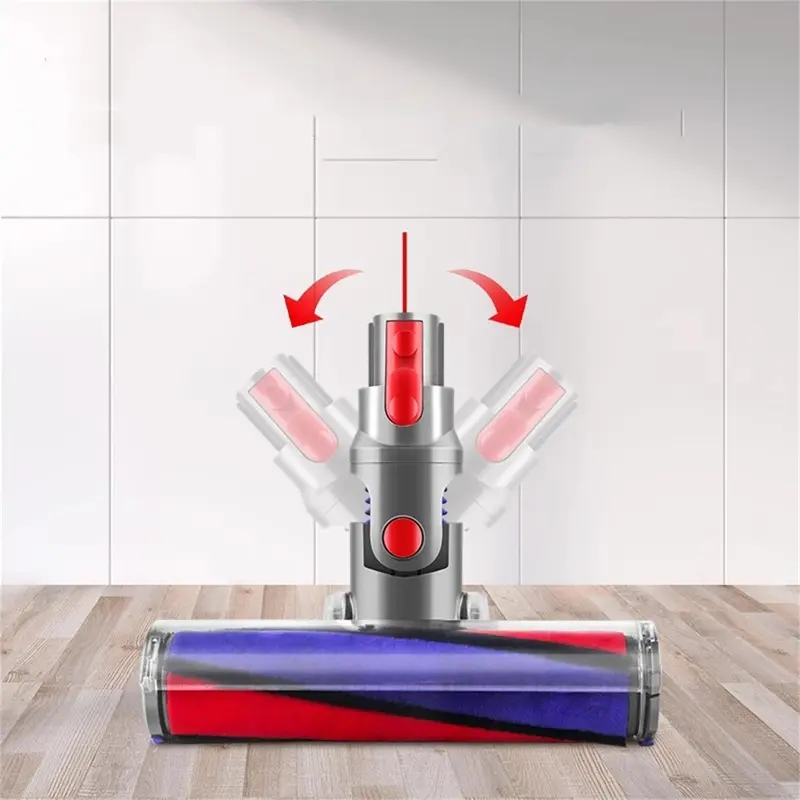 Vacuum Cleaner Brush Head, Replaceable Accessories Spare Parts for Dyson V7 V8 V10 V11 V15, Handheld Vacuum Cleaner Motorized Floor Brush Head 3