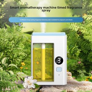 New Latest Aroma Diffuser Automatic Spray Bathroom Deodorant Incense Air Freshing Agent Home Bedroom Lasting Aerosol Dispenser fragrance  display fragrances automatic  room