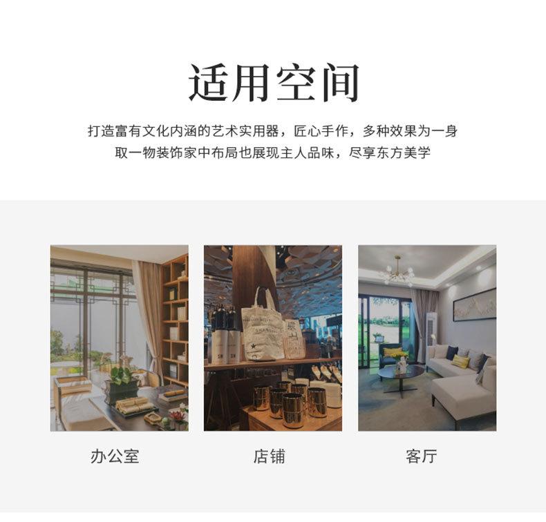 Product Introduction of Lantern circle large ornament Chinese Zen creative living room foyer office opening gift giving desktop home decoration gift 2