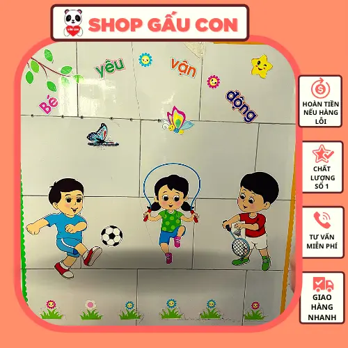 Góc lớp mầm non bằng decal hình ảnh rời dùng trang trí trong và ngoài lớp đủ chữ kèm hình Decor Decor Phòng, 18 chủ đề trong mầm non, dễ dàng cắt dán sử dụng 4