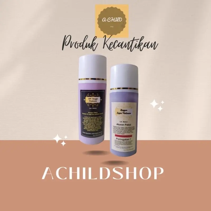 Paket Hb Anggur Super Platinum siang malam Ori underarm cream Lotion Perawatan Tubuh 0