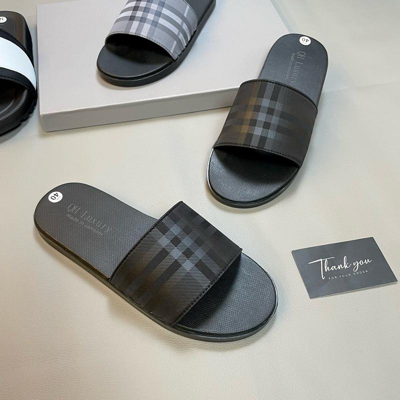 Dép Nam quai ngang kẻ caro 3 sọc  , đế cao su và có [ khâu đế chắc chắn ] , quai êm ái  rửa thoải mái Slipper Nam Dép Lê DéP Đế Bằng Đồng của victor lebon sandal unisex