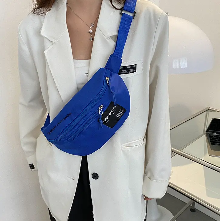 Túi đeo chéo canvas unisex xịn chống nước thời trang, túi bao tử đeo ngực để điện thoại ví tiền đi chơi du lịch đẹp rẻ Bag Nam 6