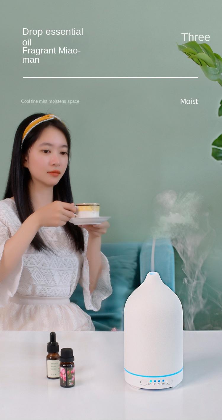 Product Introduction of Hot Products Ceramic Aroma Diffuser Fragrance Timing Spray Nebulizing Diffuser Essential Oil Diffuser Atomization Humidifier Artifact New Product 25