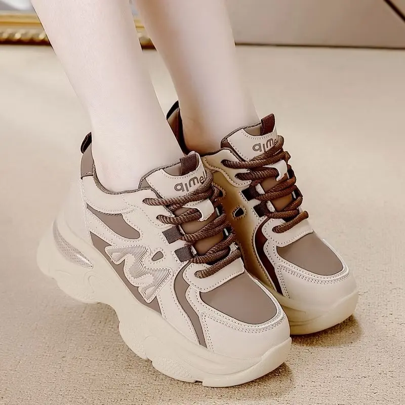 Giày thể thao nữ nâng đế 8 phân - Thương hiệu uy tín - Shoes 0