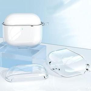 Funda para auriculares de TPU transparente, 1 unidad de cubierta protectora para auriculares, accesorios para auriculares compatibles con AirPods 1/2/3/4 Pro/Pro2