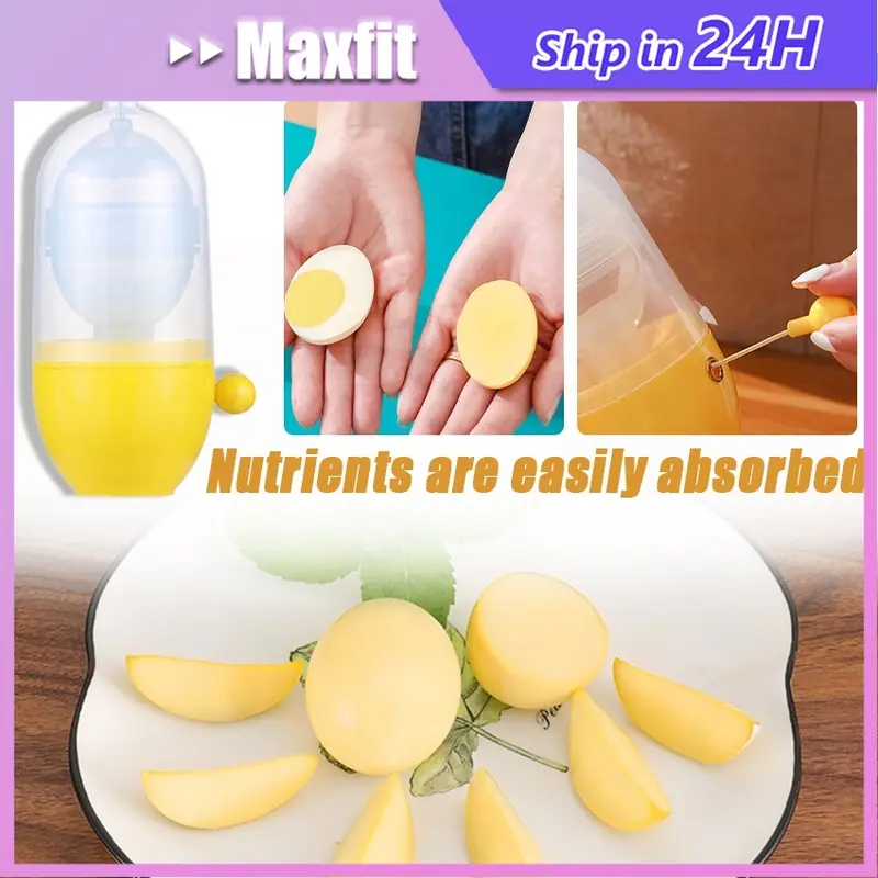 Alat Pengocok Telur Tarik / Telur Alat Pemotong Pengiris / 2 In 1 Egg Slicer Cutter Rebus 0