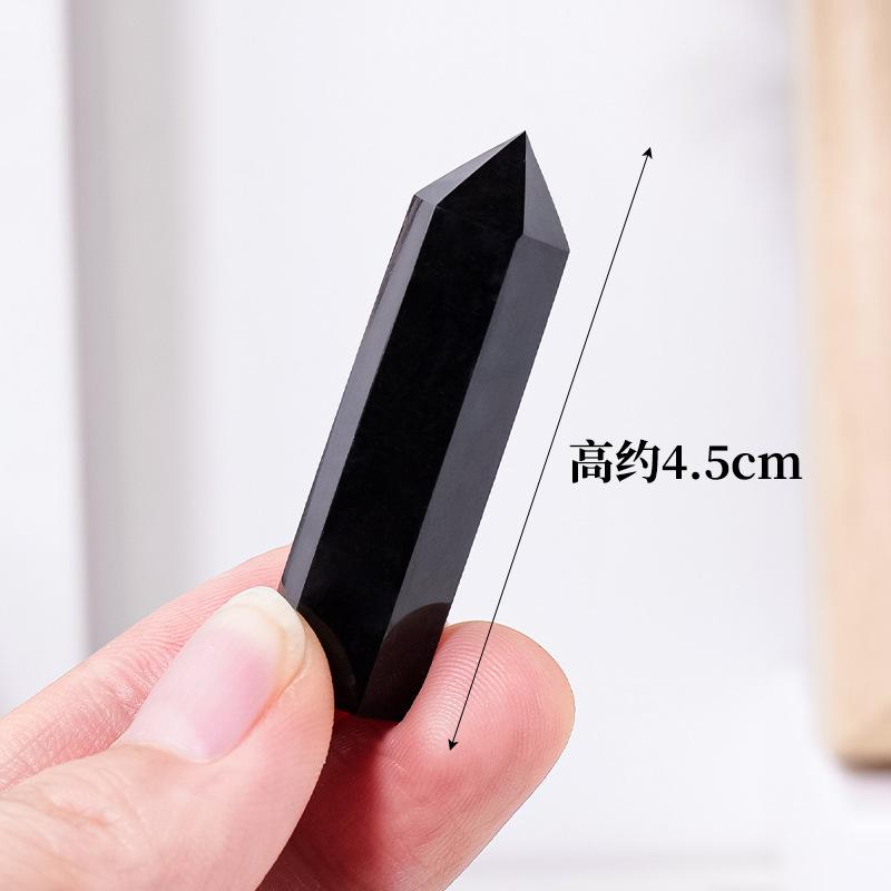 Tourmaline Pha Lê Tự Nhiên Màu Đen, Cột Đơn Nhọn, Đá Thô, Đá Năng Lượng Đánh Bóng, Lăng Kính Lục Giác, Bàn Làm Việc, Trang Trí Nhà Cửa, Đá Quý Thích Hợp, Tourmaline Geomancy 5