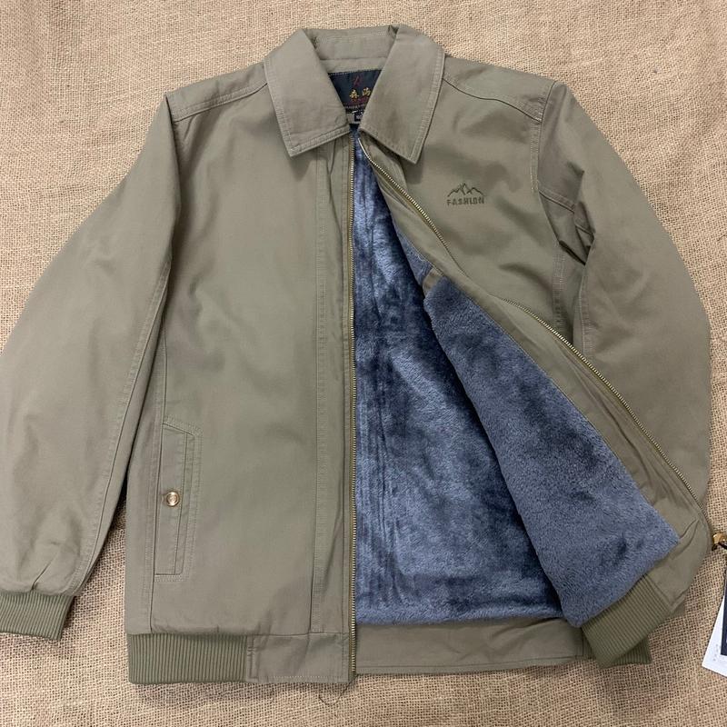 Áo Khoác Nam Trung Niên Thô Tặng Bố, Lót Lông Dày Dặn Ấm Áp + ẢNH THẬT Menswear Jacket Baggy Có Túi