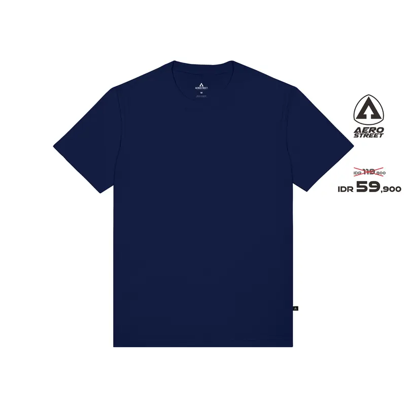 Aerostreet T Shirt Polos Gelap Kaos T-Shirt Tshirt KAAAA 1