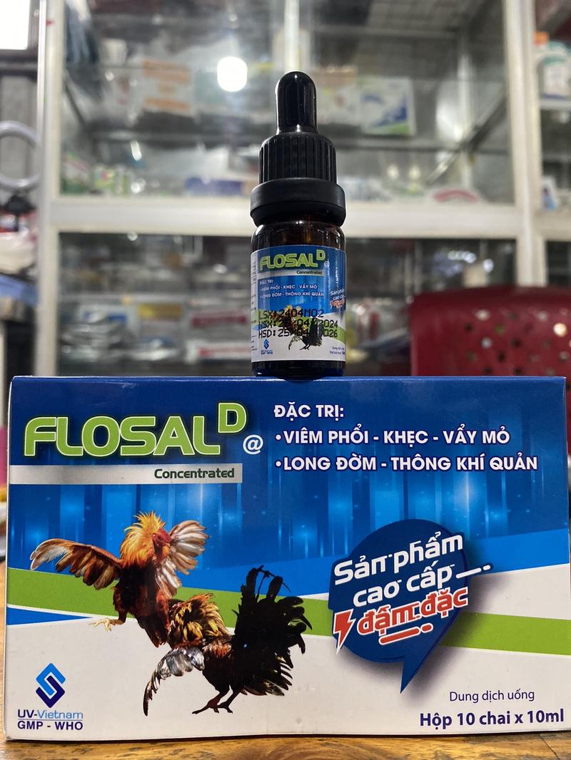 Product Introduction of FLOSAL D dung dich uống 10ml trị khò khè , khẹc , vảy mỏ , long đờm , thông khí quản 1