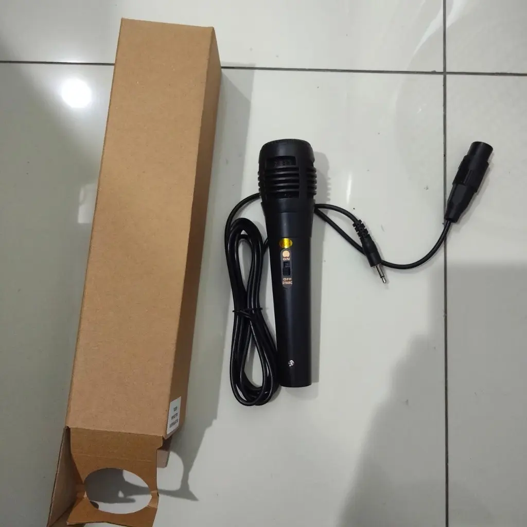 Mic Microphone Kabel Karaoke Colokan Kecil 3.5mm mic Murah