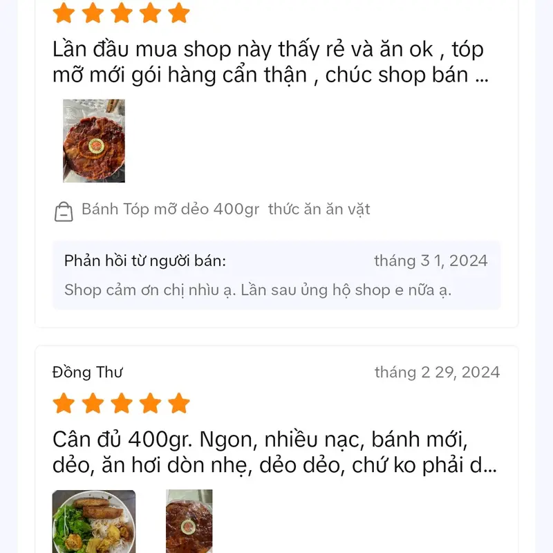 Bánh tóp mỡ ba rọi giòn 350gr Ăn vặt thức ăn nhẹ khô 4