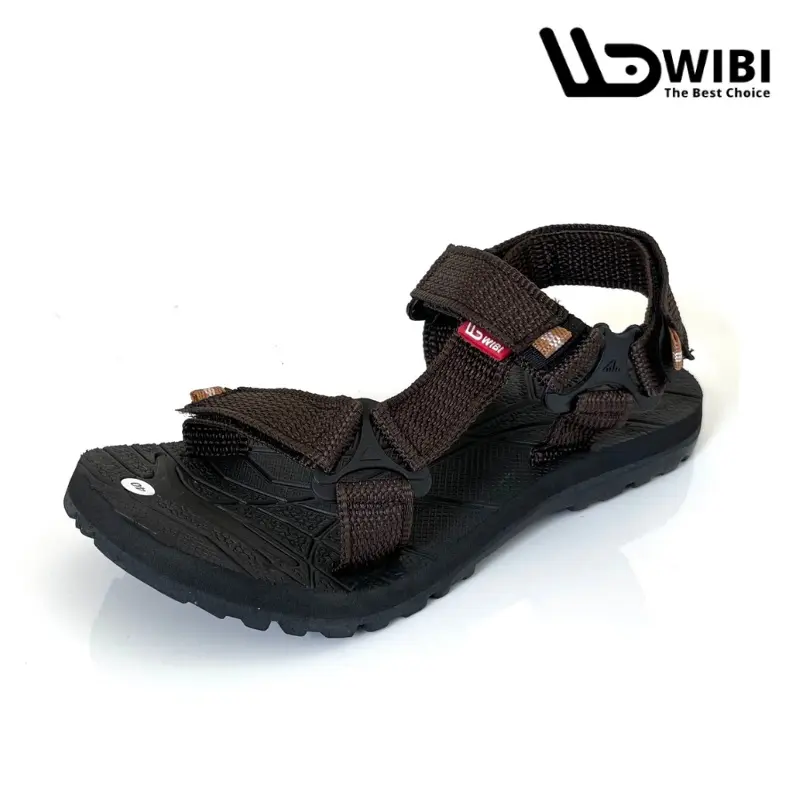 ORIGINAL WIBI S24-a2 Sandal Gunung Pria Wanita Unisex Slip On Adventure Original Size 39 sd 43 Karet Sendal 2